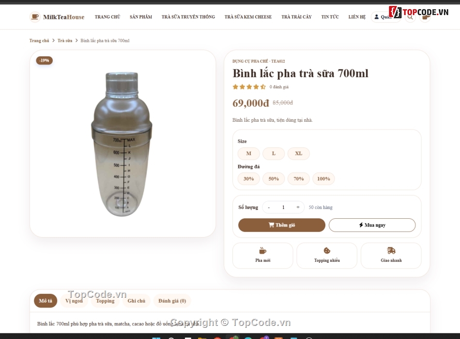 web bán sữa,web bán trà sữa,bán trà sữa